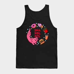 Axolotl Snaxolotl Fast Food Tank Top